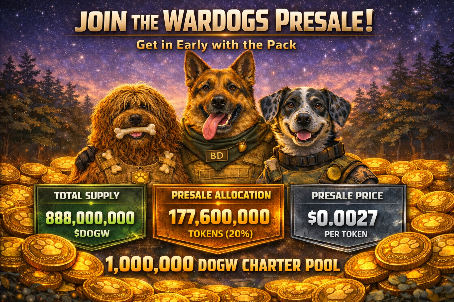 DOGW Charter Member Allocation Pool